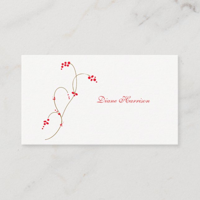 Carte de visite Red Berry (Devant)