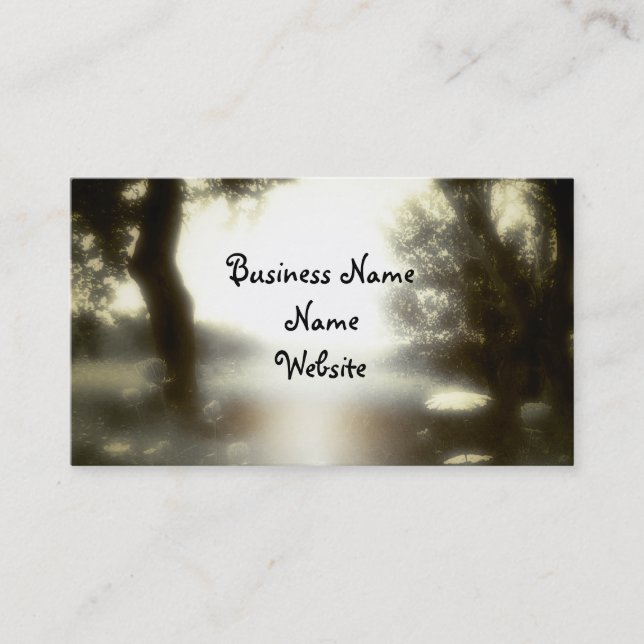 Carte De Visite Regard Sur La Nature Surréelle (Devant)