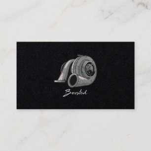 Carte De Visite Réglage Turbo Boosted