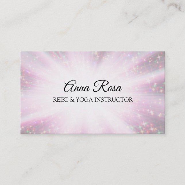Carte De Visite *~* Reiki Energy Healing Sparkays (Devant)