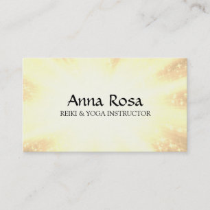 Carte De Visite *~* Reiki Healer Rays Éclairage Énergétique Éclats