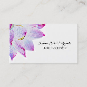 Carte De Visite *~* Reiki Yoga Energie Guérisseur léger Lotus Remp