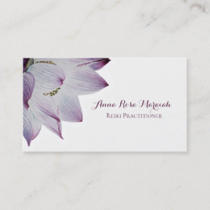Carte De Visite *~* Reiki Yoga Lotus Consommateur d'énergie léger 