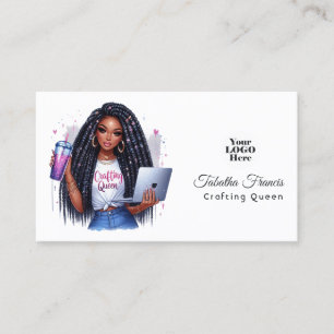 Carte De Visite Reine de l'artisanat afro-américain : Empowerment 