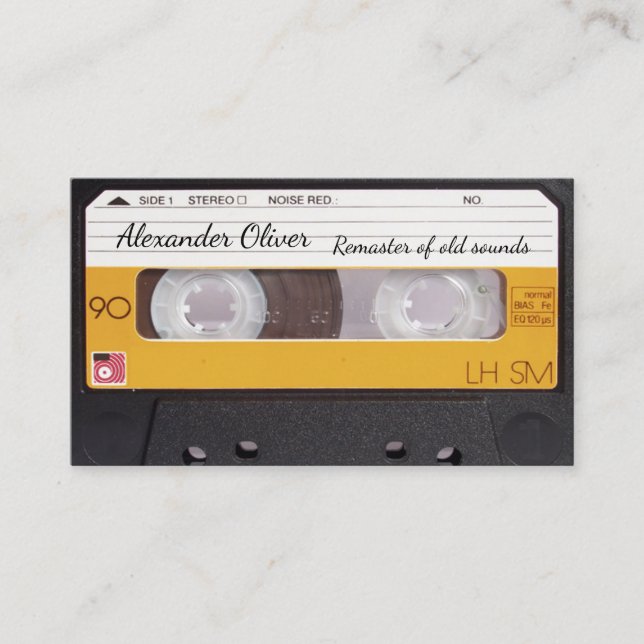 Carte de Visite Remaster Cassette Couvre (Devant)