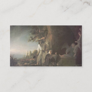 Carte De Visite Rembrandt- Christ et Sainte Marie-Madeleine à la T