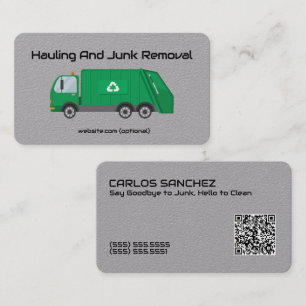 Carte De Visite Remonter Trailer Hauling Et Retrait De Soul QR