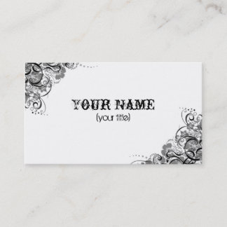 Carte De Visite remous de gris