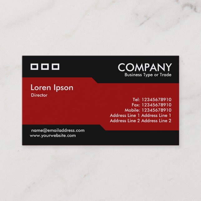 Carte De Visite Remplaçant - Maroon (990000) (Devant)