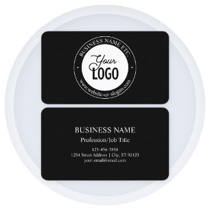 Carte De Visite Remplacement de logo facile et texte personnalisab