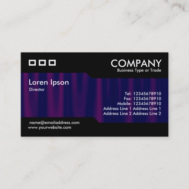 Carte De Visite Remplacement - Draperie 04 (Devant)
