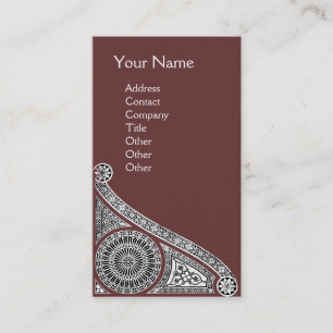 Carte De Visite RENAISSANCE Monogramme 1