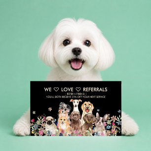 Carte De Visite Rendez-vous de jeu en garderie pour chiens