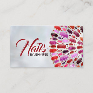 Carte De Visite Rendez-vous Mandala en marbre Nails
