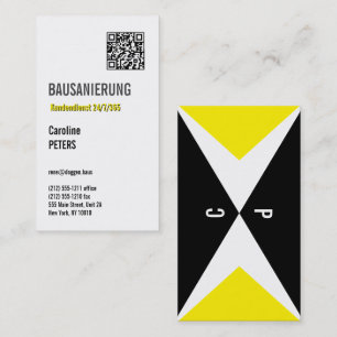 Carte De Visite Rénovation de bâtiments