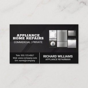 Carte De Visite Réparateur   Appliances