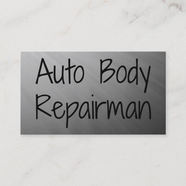 Carte de visite réparateur de carrosserie automati (Devant)