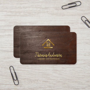 Carte De Visite Réparateur de Maison Moderne Professionnel