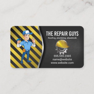 Carte De Visite Réparateur Rénovations de maison Constructeur