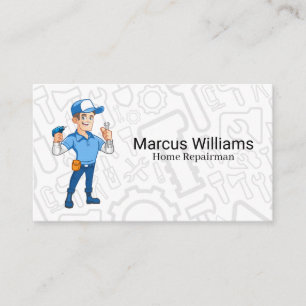 Carte De Visite Réparateur Rénovations de maison Gestionnaire