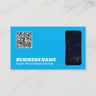 Carte De Visite Réparation de téléphone QR