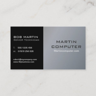 Carte De Visite Réparation du service informatique Créez votre pro
