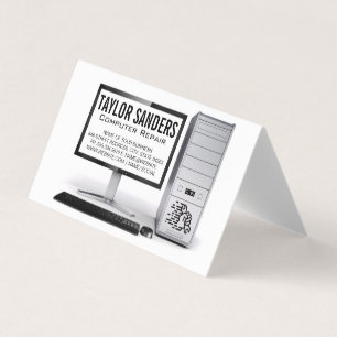 Carte De Visite Réparation du technicien informatique