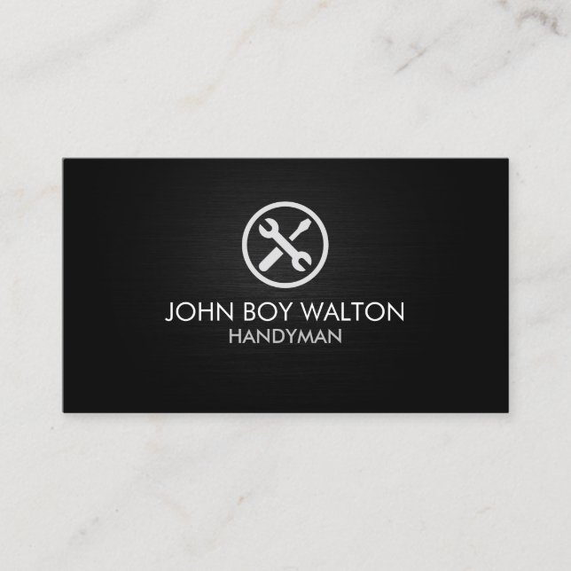 Carte De Visite Réparations de maisons Handyman (Devant)