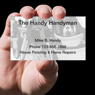 Carte De Visite Réparations résidentielles Cool Handyman