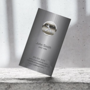 Carte De Visite Réparez la tuyauterie professionnelle en métal d