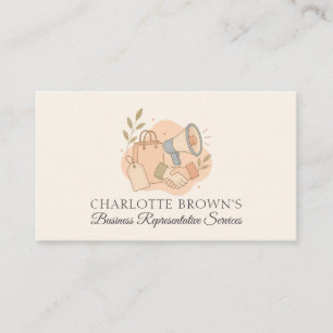 Carte De Visite Représentant Commercial Marketing Relations Client
