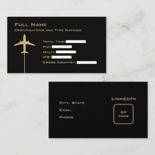 Carte De Visite Reprise micro du pilote