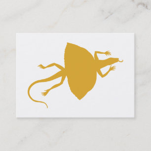 Carte De Visite Reptile jaune