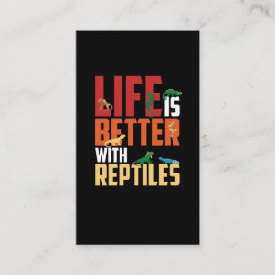 Carte De Visite Reptiles cool Lizard Gecko Dragon Porté
