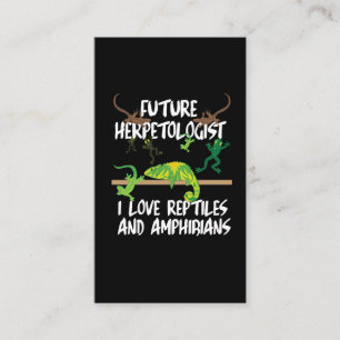 Carte De Visite Reptiles et lézard de cadeau d'amphibies