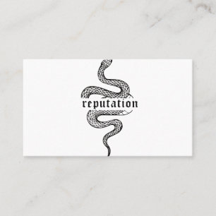 Carte De Visite Réputation Des Serpents Dans Le Monde T-Shirt