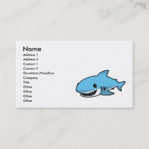 Carte De Visite Requin mignon