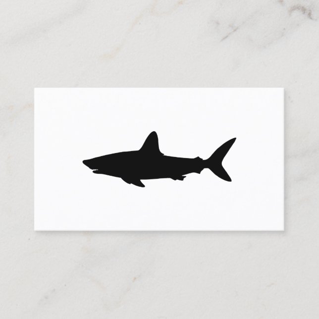 Carte De Visite Requin nageant (Devant)
