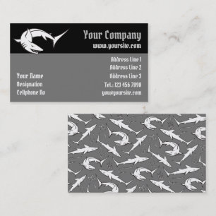 Carte De Visite Requins et crochets