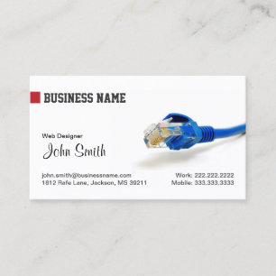Carte De Visite Réseau de vente d'Internet de Web