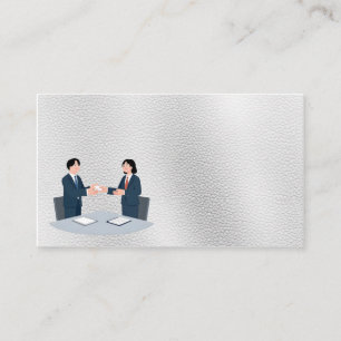 Carte De Visite Réseau professionnel d'entreprise & Partenariat Bu