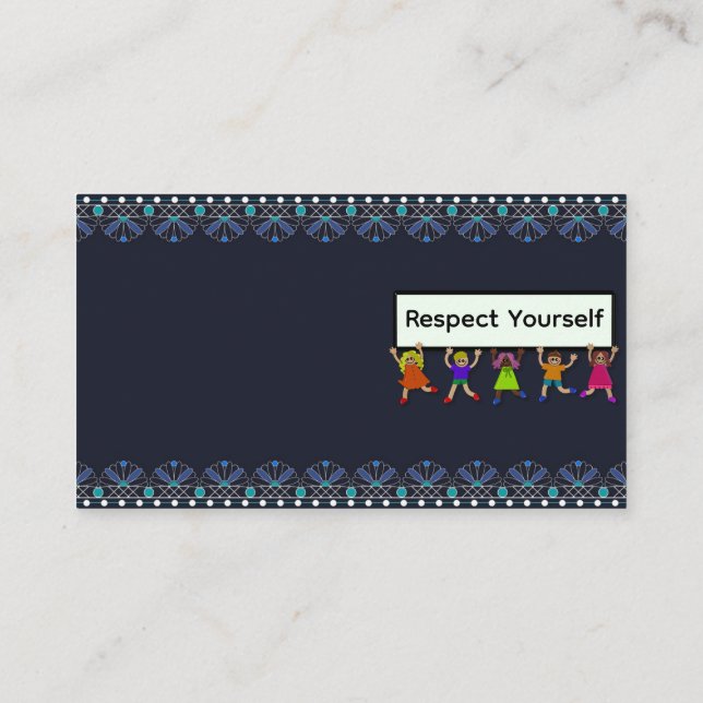 Carte de visite Respect Yourself (Dos)