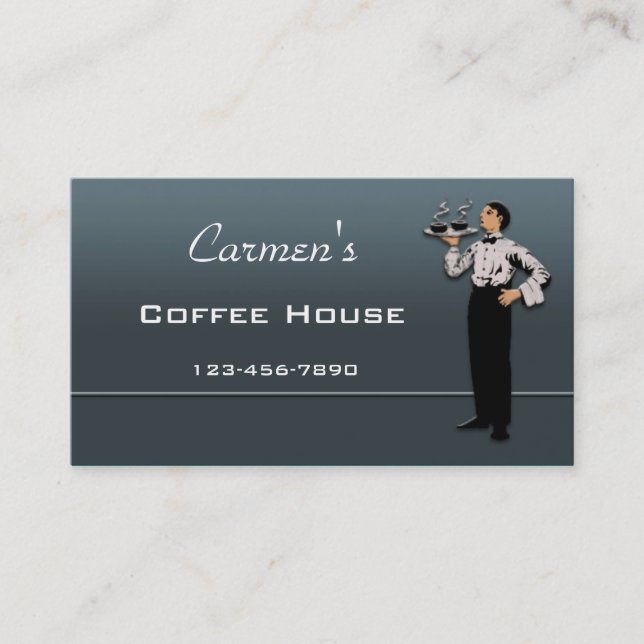 Carte de visite restaurant (Devant)