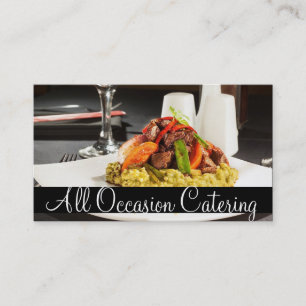 Carte De Visite Restaurant Chef Wedding planner Restaurant