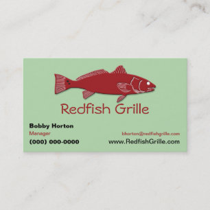 Carte De Visite Restaurant de Fruits de Mer / Grill Fruits de Me
