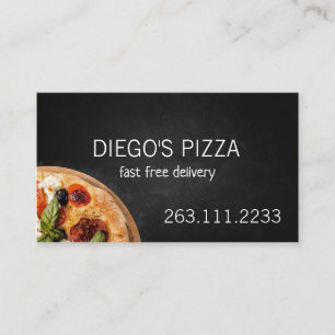 Carte De Visite Restaurant de pizza