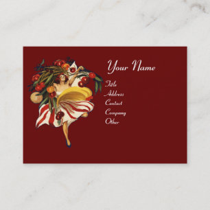 CARTE DE VISITE RESTAURANT ITALIEN, CUISINE ET TOMATES