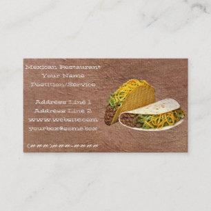 Carte De Visite Restaurant mexicain