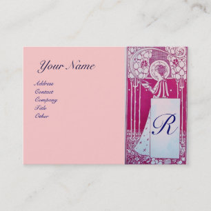 CARTE DE VISITE RESTAURANT MONOGRAM