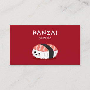Carte De Visite Restaurant Sushi